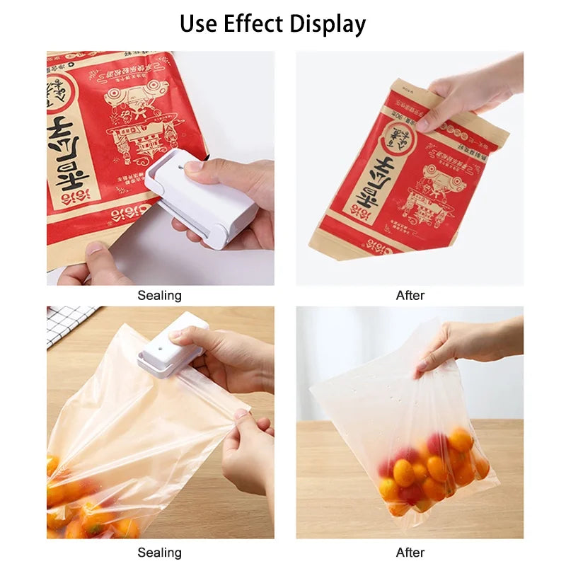 Mini Heat Bag Seal Machine - Portable Food Vacuum Sealer