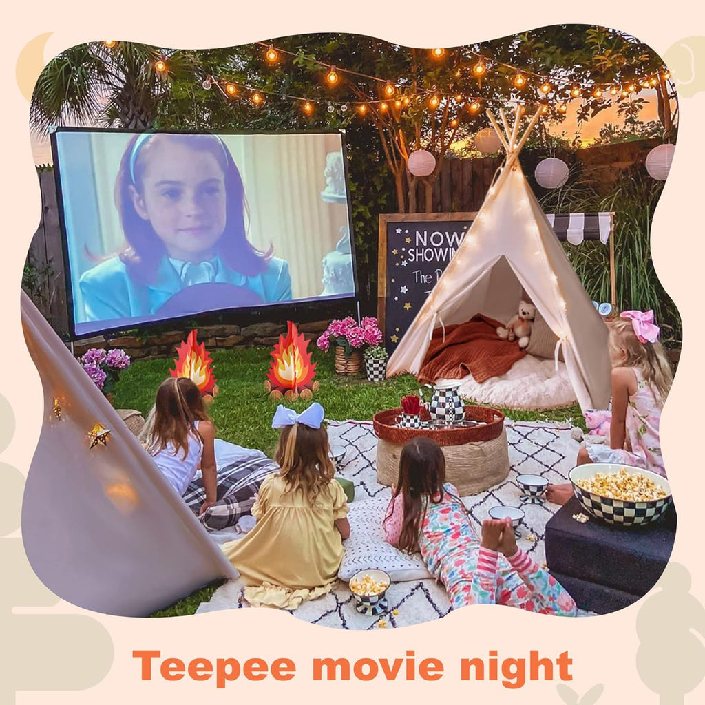 Kids' Canvas Teepee Play Tent