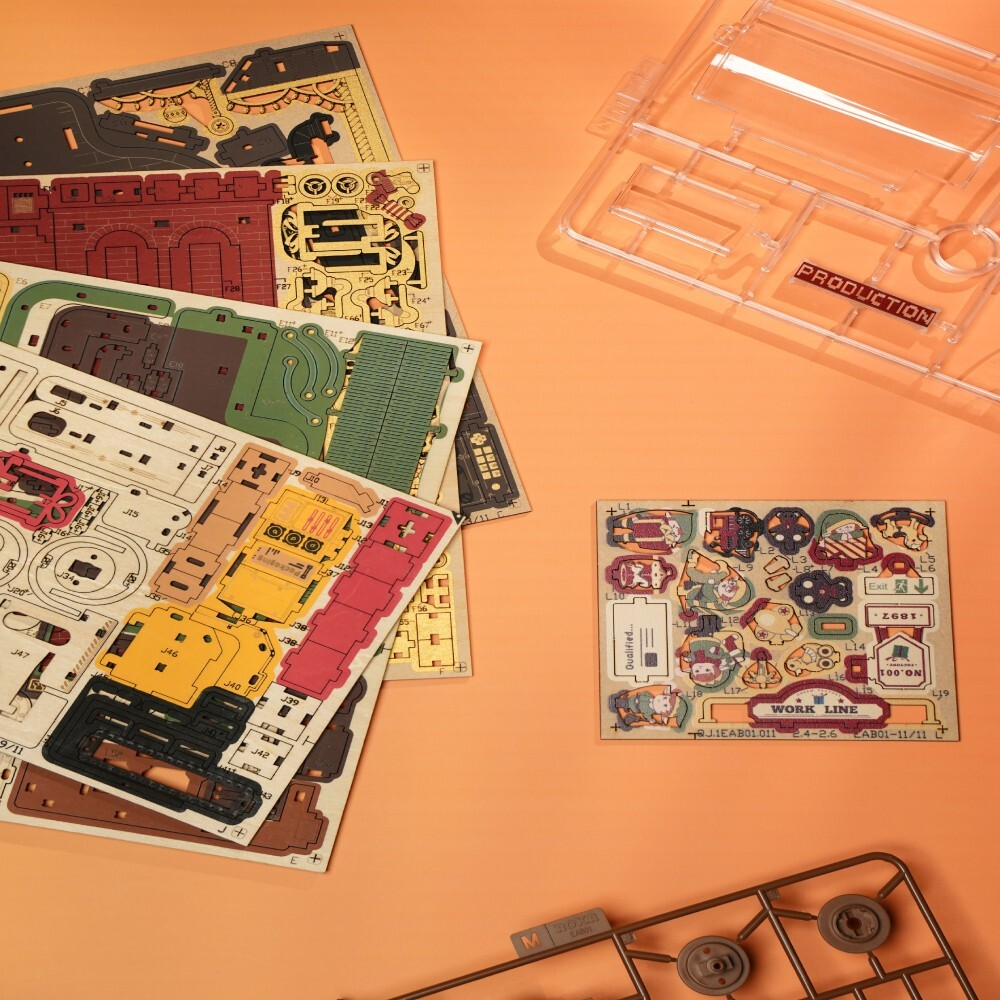 Wooden Music Box 3D Puzzle Kit