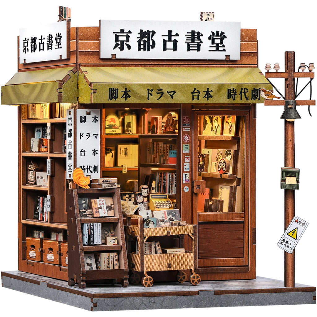 CUTEBEE Book Nook Kit with LED - 20 Designs