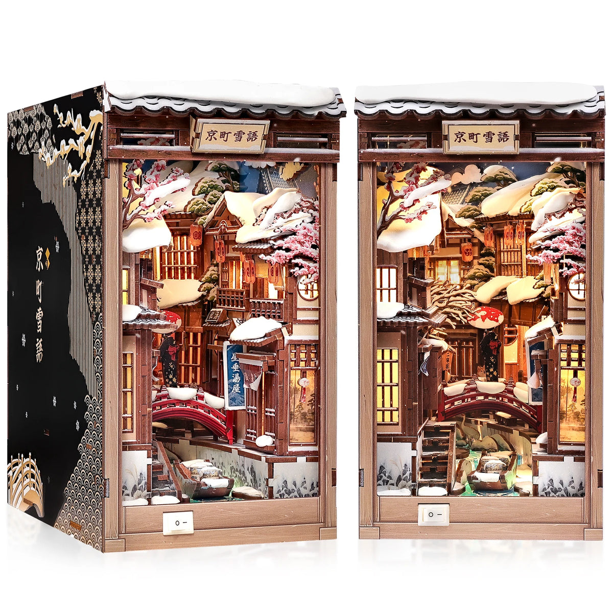CUTEBEE Book Nook Kit with LED - 20 Designs
