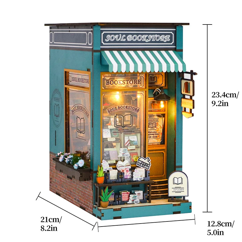 DIY Book Nook Kit - 16 Designs