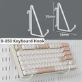 Pegboard Keyboard Hook for a modular desk setup