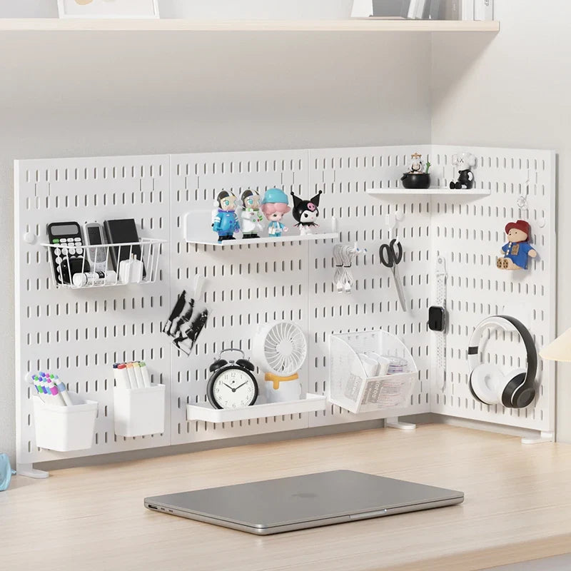 BYO Pegboard System with 54 Modular Pieces