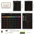 Reusable Magnetic Monthly Planner Set