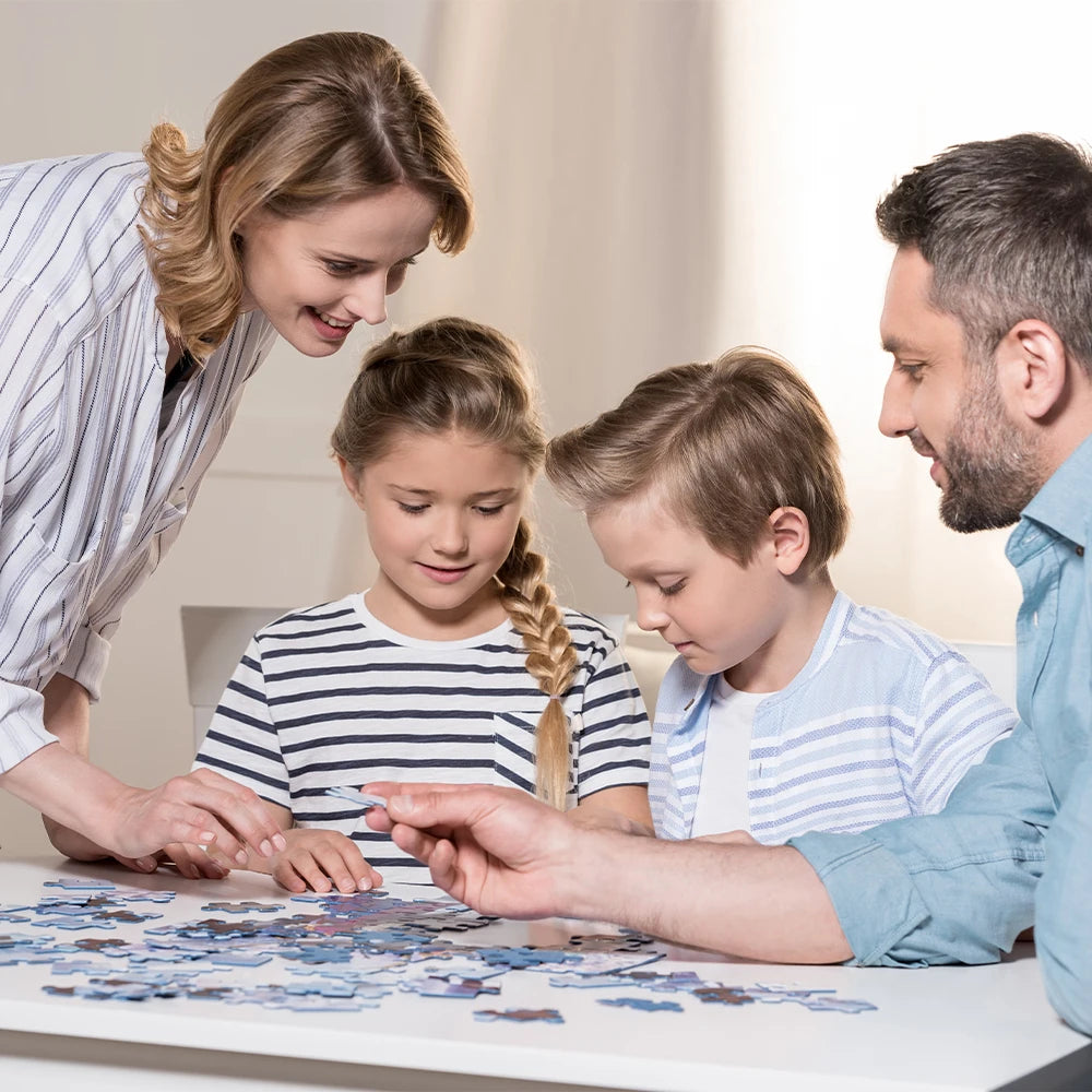 MaxRenard Jigsaw Puzzle 1000 Pieces for Adult Van Gogh Almond Blossom Environmentally Friendly Paper Christmas Gift Toy