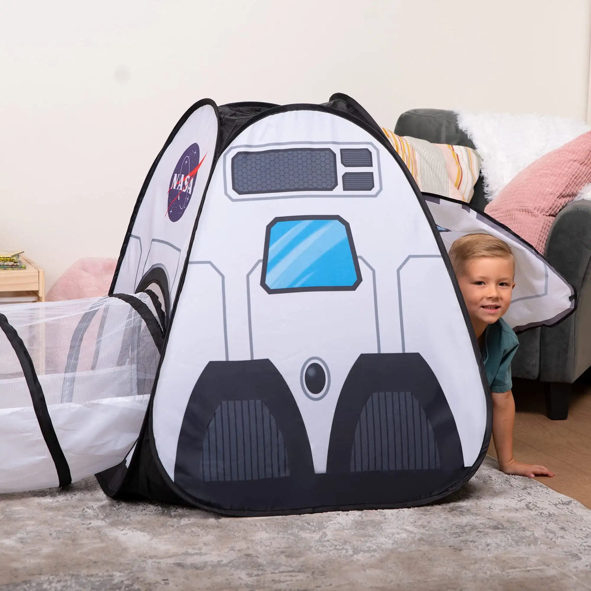 Rocket Ship 3-Piece Play Tent Set