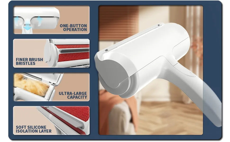 Washable Reusable Pet Hair Roller