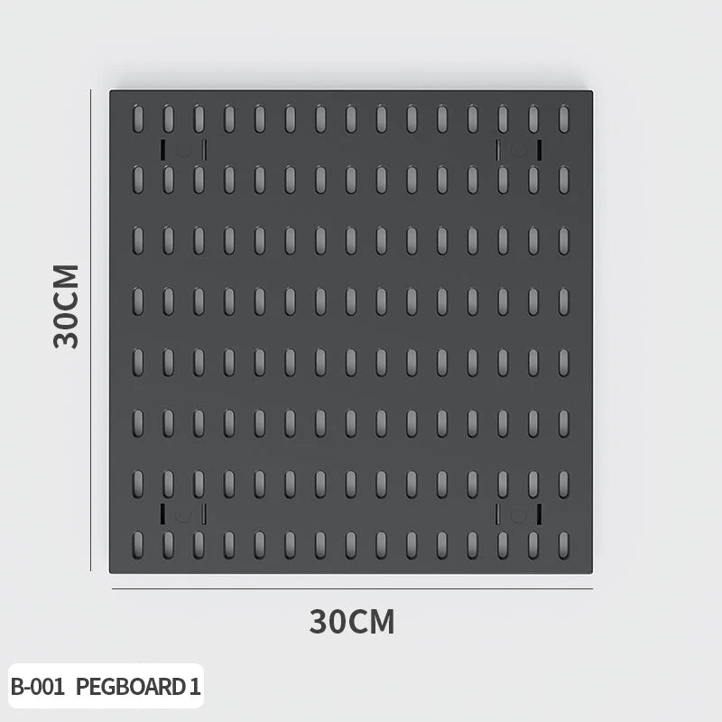 BYO Pegboard System with 54 Modular Pieces