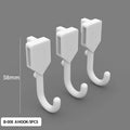 Pegboard Hooks Set of 5, A-Shape for a modular desk setup