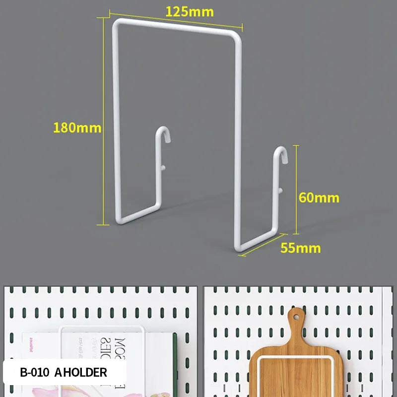 BYO Pegboard System with 54 Modular Pieces