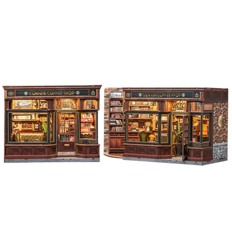 CUTEBEE Book Nook Kit with LED - 20 Designs