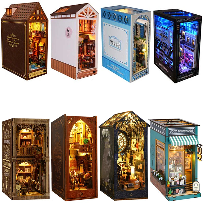 DIY Book Nook Kit - 16 Designs
