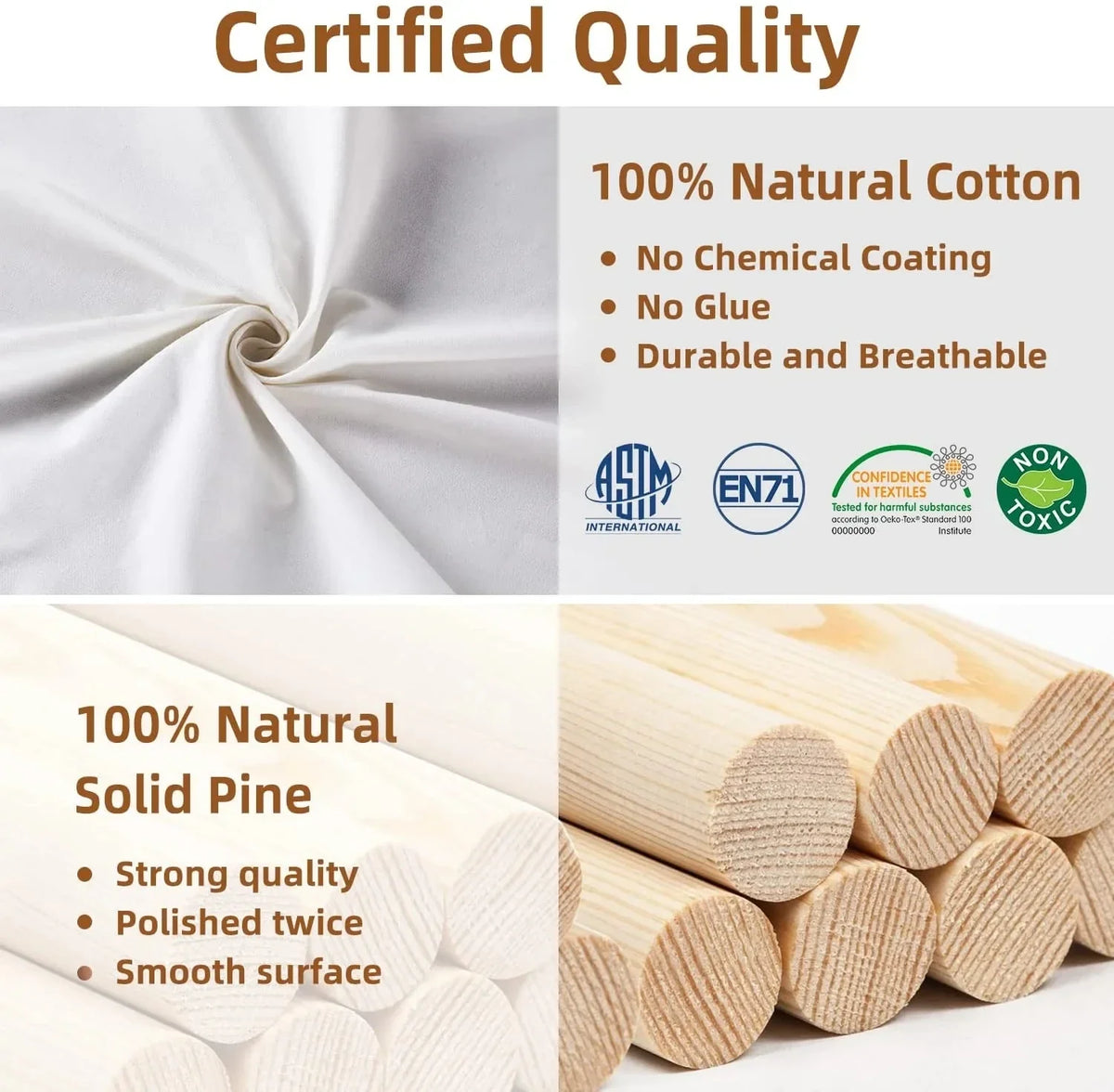 Kids' Canvas Teepee Play Tent