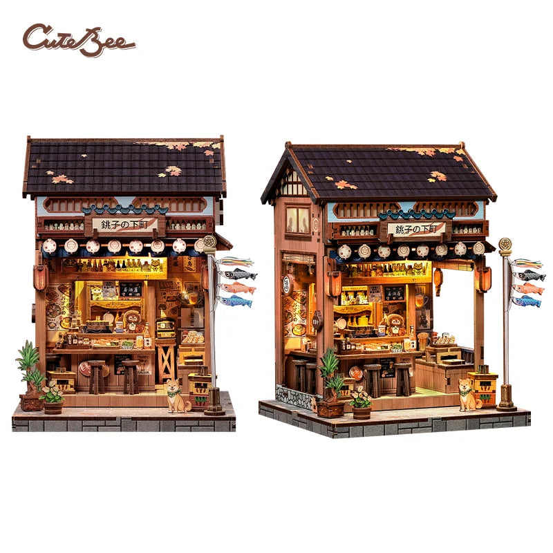 CUTEBEE Book Nook Kit with LED - 20 Designs
