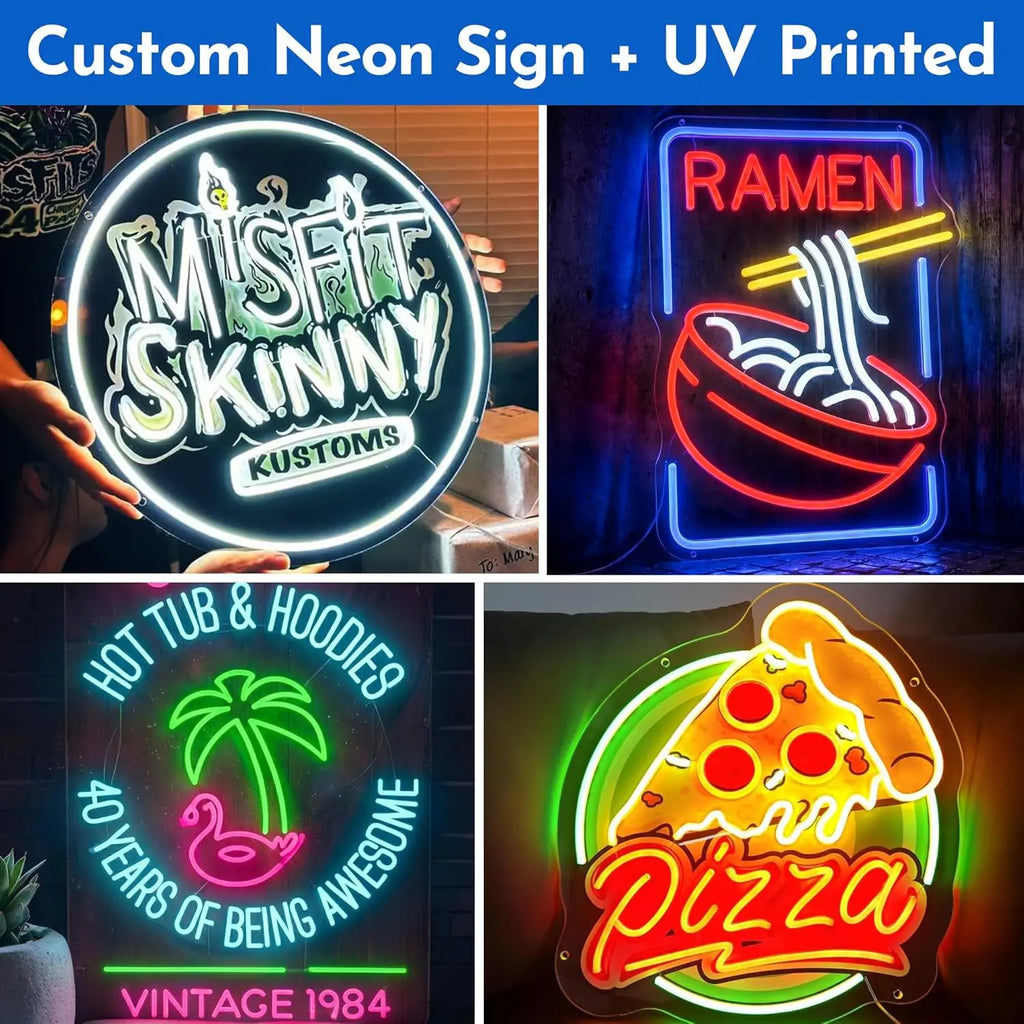 Custom Neon Sign Personalized LED Neon Light Acrylic Wall Decor for Wedding Birthday Party Game Room Office Business Logo Name P
