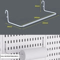 White Pegboard Shelf for BYO Panels