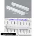 Pegboard Connector A for a modular desk setup