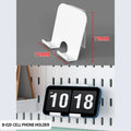 Pegboard Cell Phone Holder for a modular desk setup