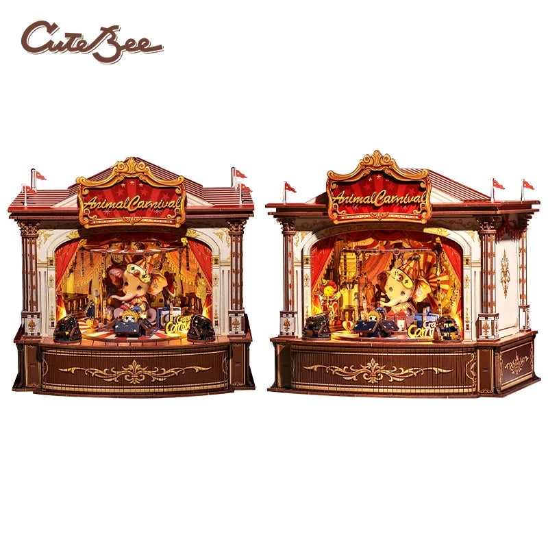 CUTEBEE Book Nook Kit with LED - 20 Designs