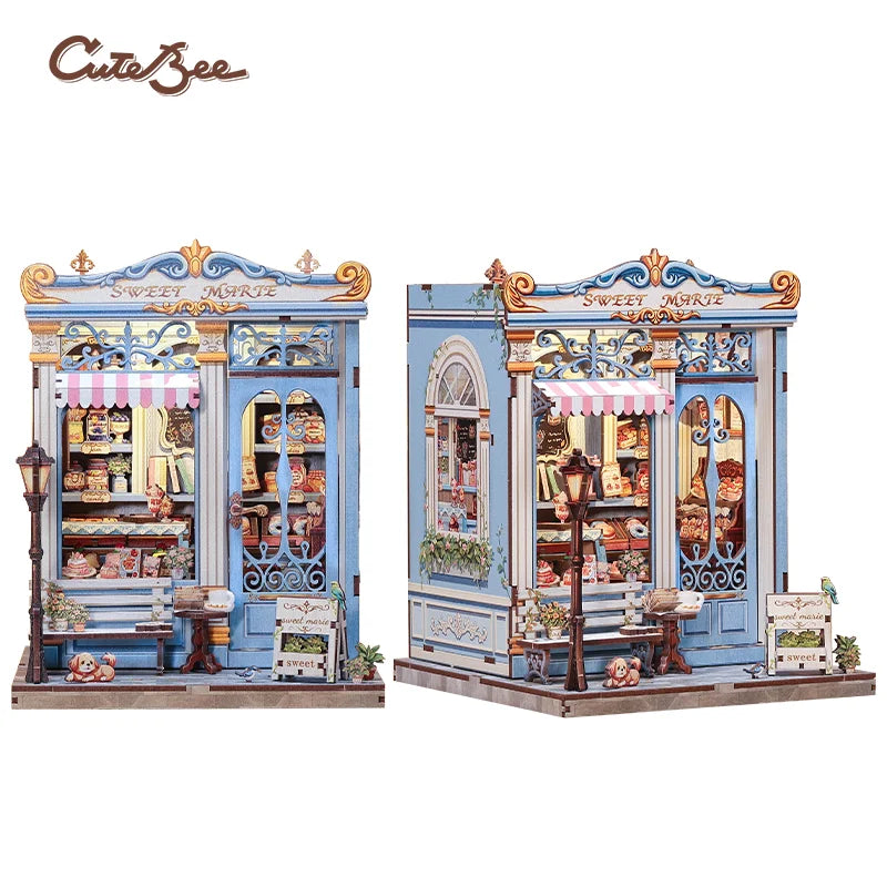 CUTEBEE Book Nook Kit with LED - 20 Designs
