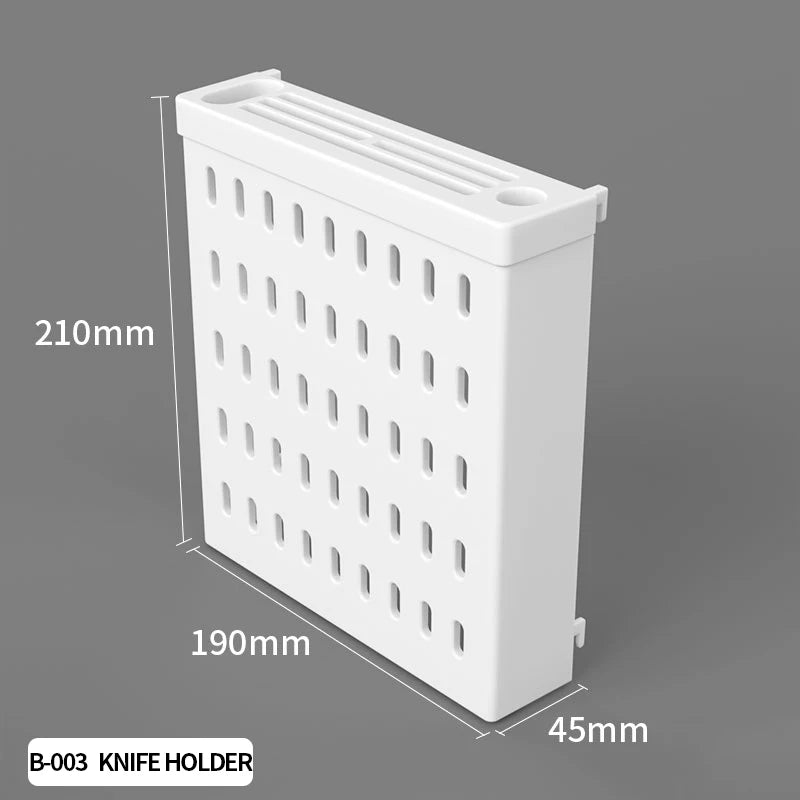 Pegboard Knife Holder for a modular desk setup