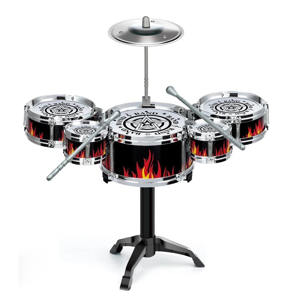 Mini Jazz Drum Set for Young Beginners