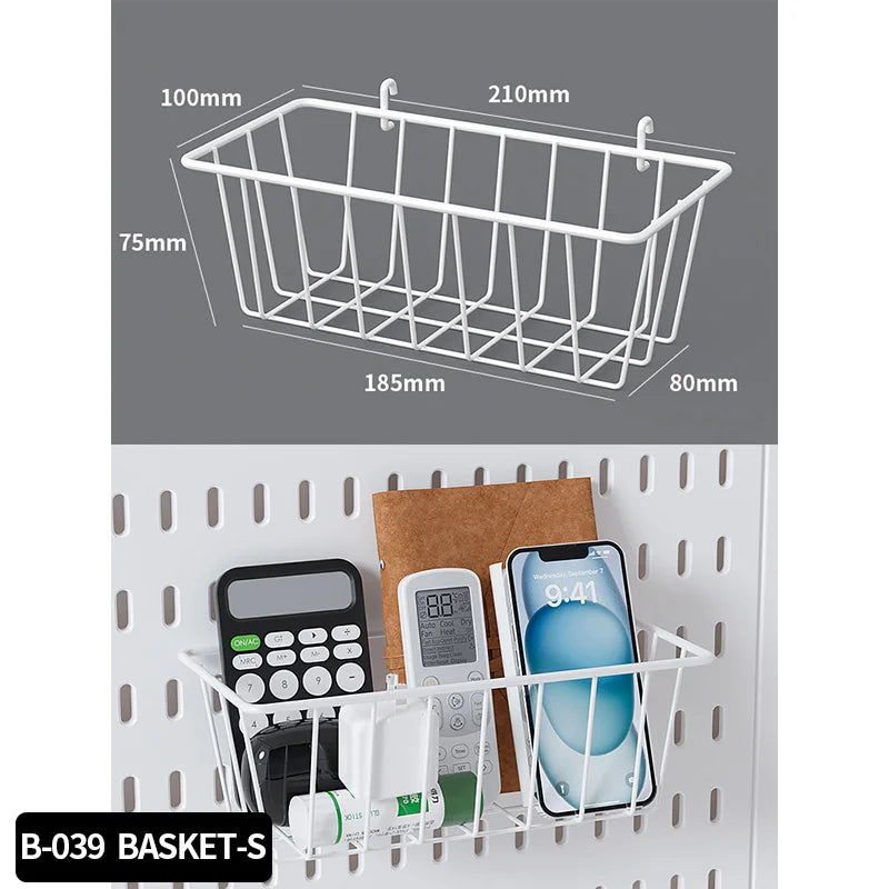 BYO Pegboard System with 54 Modular Pieces