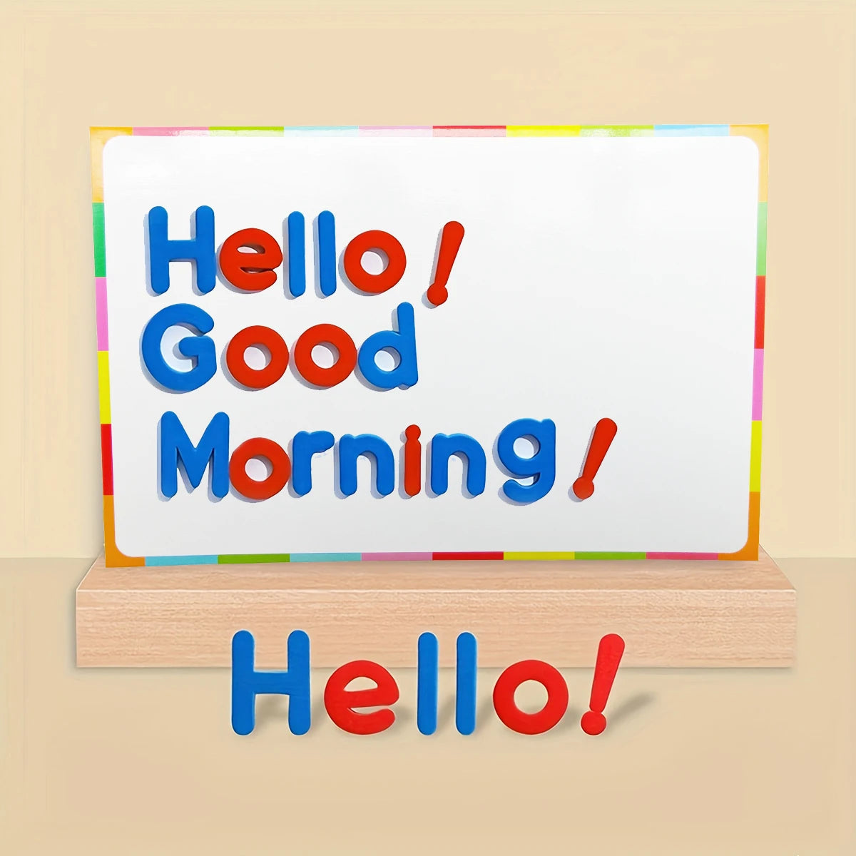 Colorful Magnetic Letter Learning Set