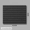 Black Pegboard Large Panel for a modular desk setup