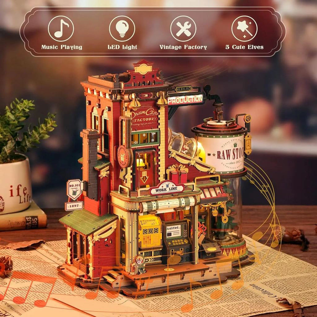 Wooden Music Box 3D Puzzle Kit