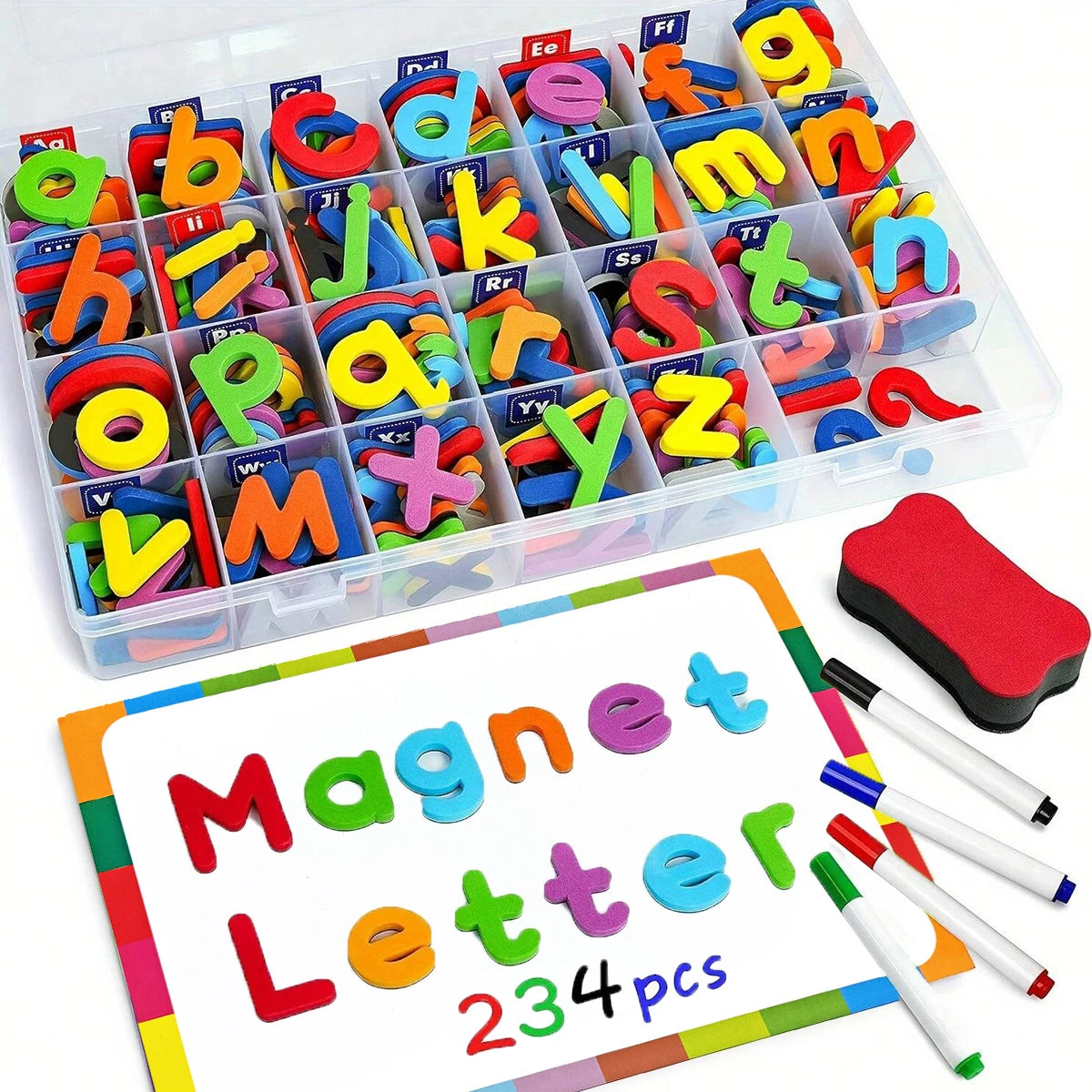 Colorful Magnetic Letter Learning Set