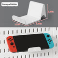 Pegboard White Controller Holder for a modular desk setup