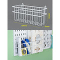 White Pegboard Storage Basket for Desk Supplies
