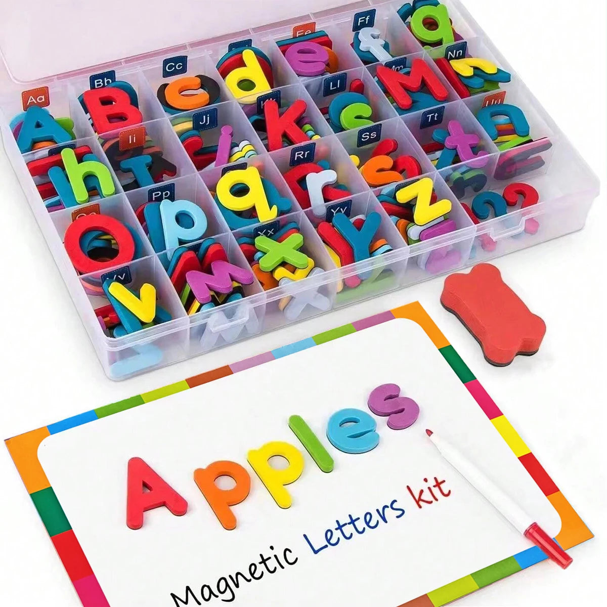 Colorful Magnetic Letter Learning Set