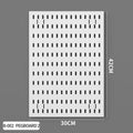Medium White Pegboard Panel