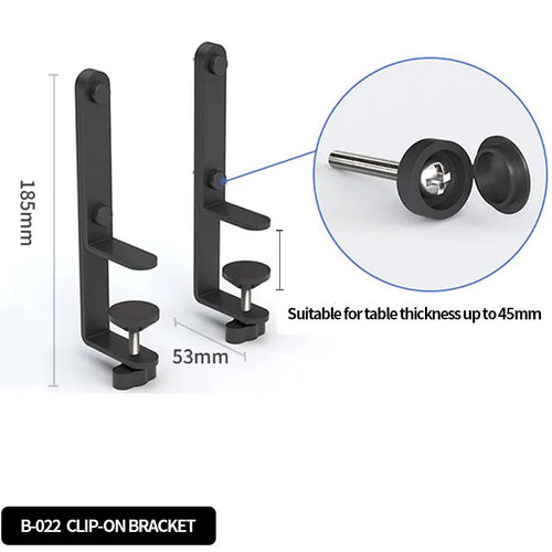 Pegboard Desk Clamp Mount for BYO Panels