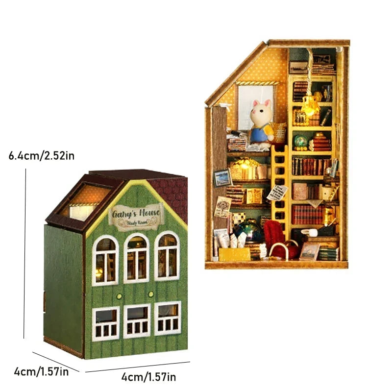 Green house miniature dimensions with size measurements