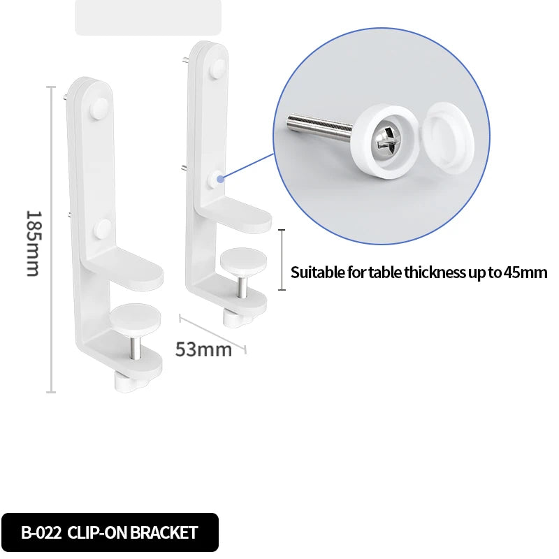 Pegboard Desk Clamp Mount for BYO Panels